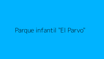 Parque infantil "El Parvo"